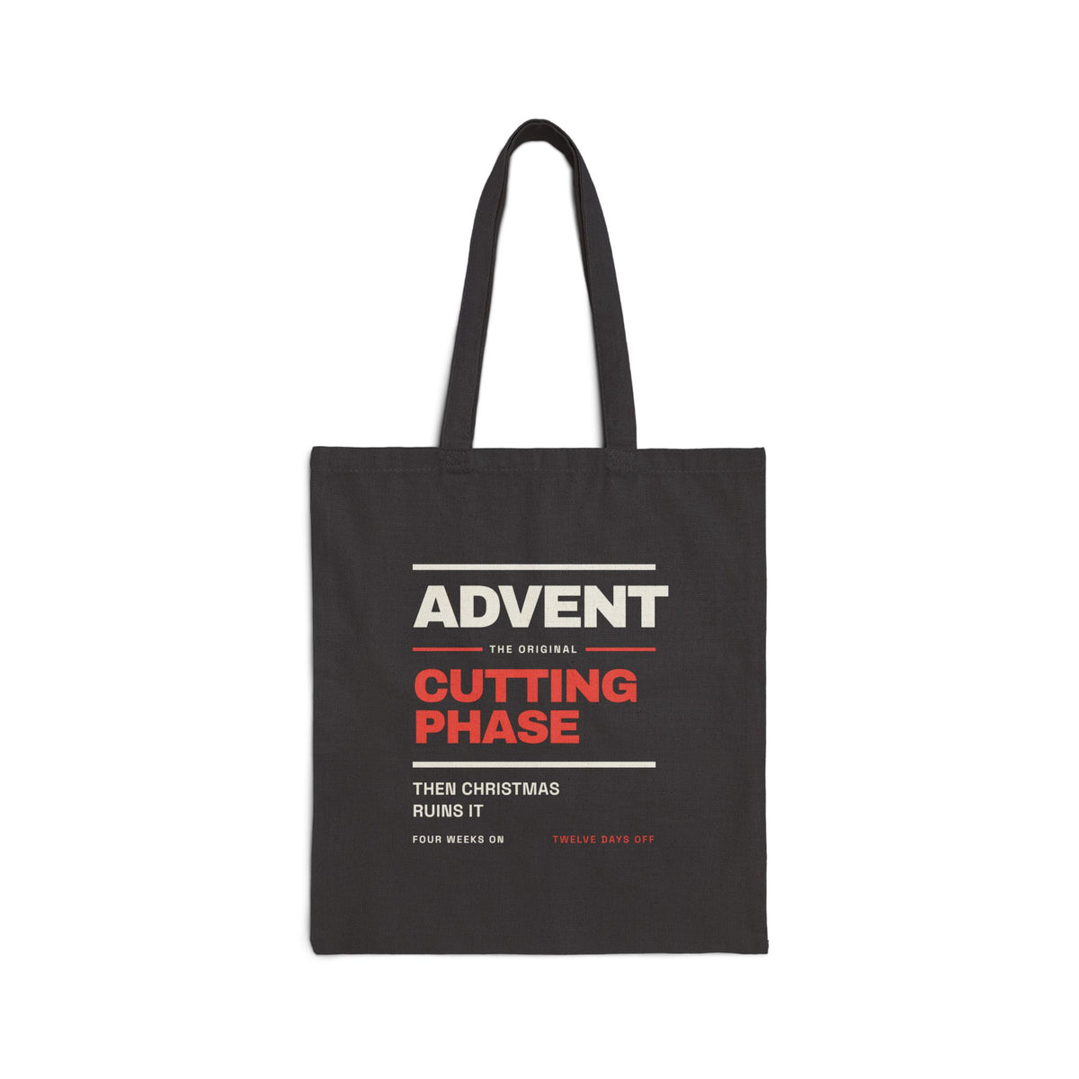 Advent Cutting Phase Canvas Tote Bag