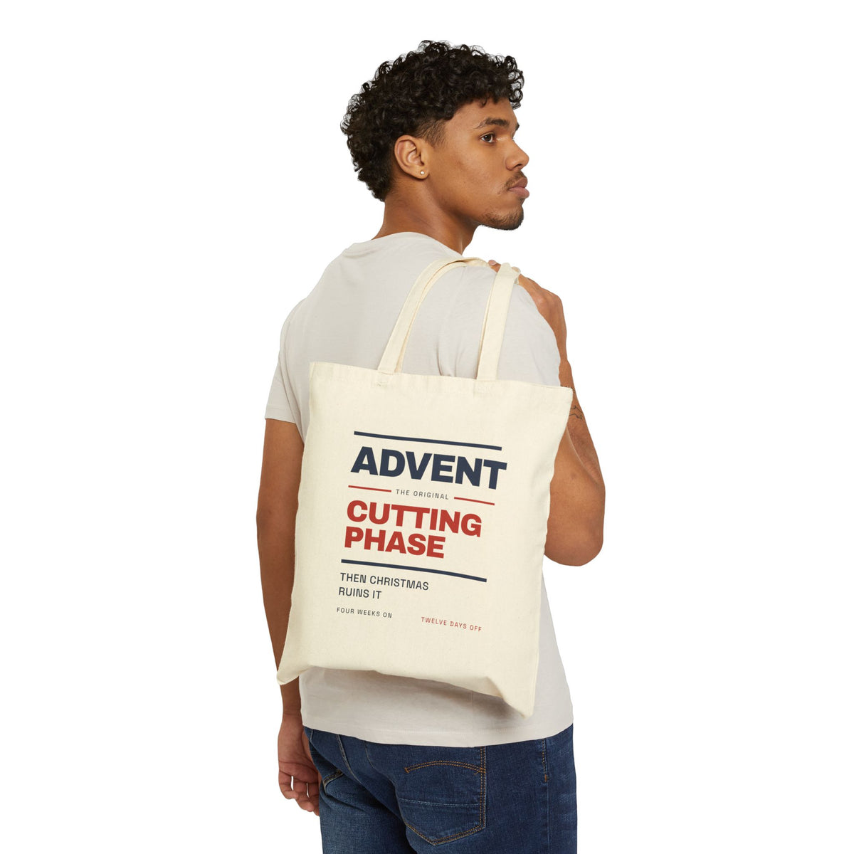 Advent Cutting Phase Canvas Tote Bag