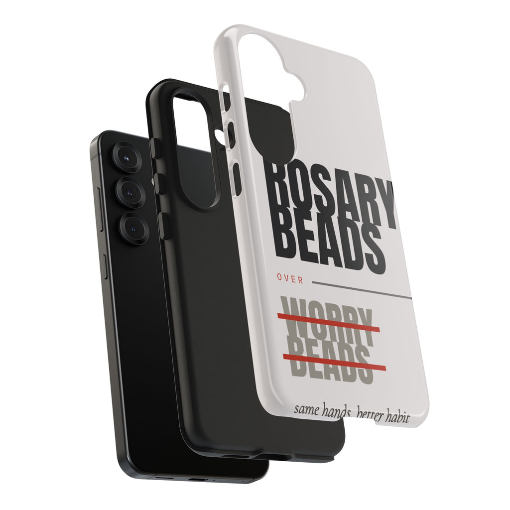 Rosary Beads Over Worry Tough Phone Case