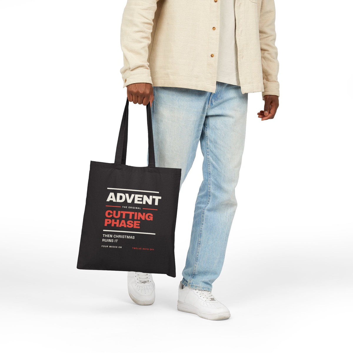 Advent Cutting Phase Canvas Tote Bag