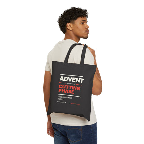 Advent Cutting Phase Canvas Tote Bag