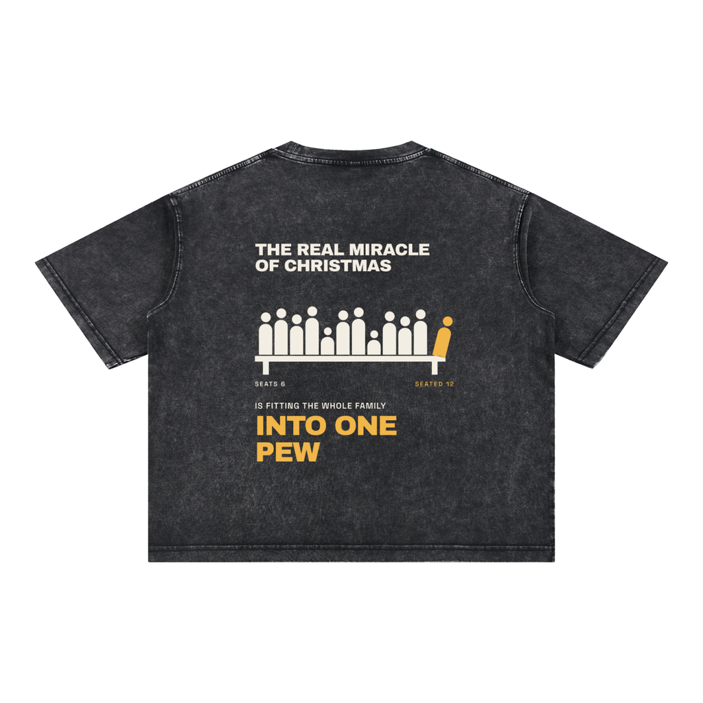 Mineral Wash Boxy Cotton T-Shirt