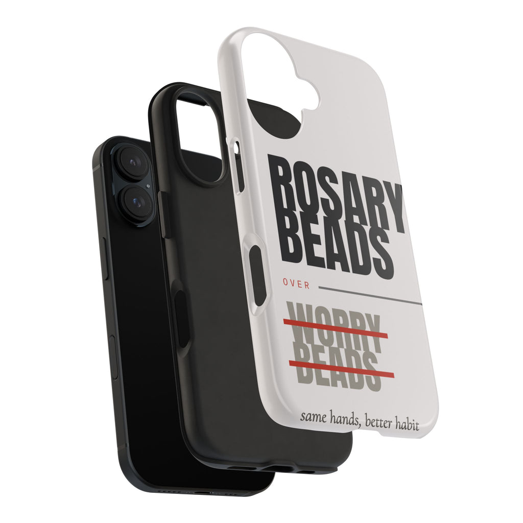 Rosary Beads Over Worry Tough Phone Case