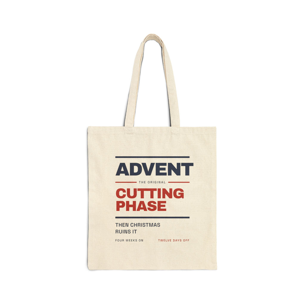Advent Cutting Phase Canvas Tote Bag