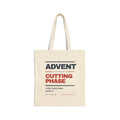 Advent Cutting Phase Canvas Tote Bag